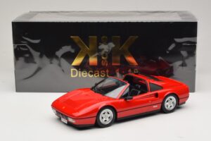 Ferrari 328 GTS Punainen Mustalla Sisustalla KK-Scale 1:18 KKDC180551 Metalli — kuva 7 / 7