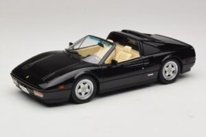 Ferrari 328 GTS US Version Musta Miami Vice Sonny KK-Scale 1:18 KKDC181702 Metalli