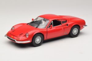 Ferrari Dino 246 Punainen Majorette 1:18 5271 Metalli