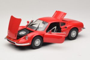 Ferrari Dino 246 Punainen Majorette 1:18 5271 Metalli — kuva 2 / 8