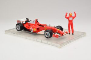 Ferrari F2004 #1 M. Schumacher F1 World Champion 2004 Ajopuvulla Hot Wheels 1:18 B66221 Metalli — kuva 4 / 6