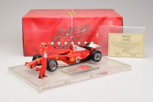 Ferrari F2004 #1 M. Schumacher F1 World Champion 2004 Ajopuvulla Hot Wheels 1:18 B66221 Metalli — kuva 6 / 6