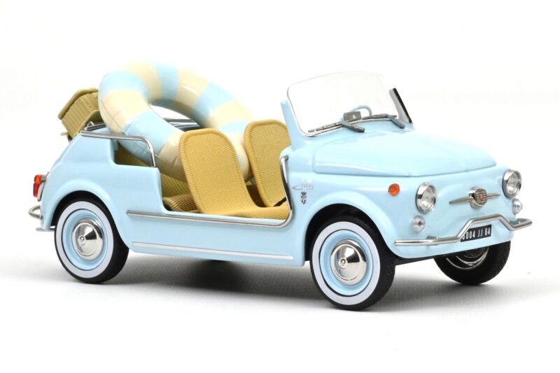 Fiat 500 Jolly Sininen Norev 1:18 187793 Metalli
