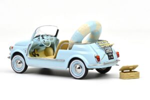 Fiat 500 Jolly Sininen Norev 1:18 187793 Metalli — kuva 2 / 5