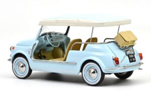 Fiat 500 Jolly Sininen Norev 1:18 187793 Metalli — kuva 3 / 5