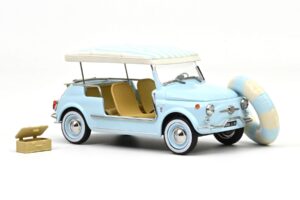 Fiat 500 Jolly Sininen Norev 1:18 187793 Metalli — kuva 4 / 5