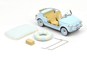 Fiat 500 Jolly Sininen Norev 1:18 187793 Metalli — kuva 5 / 5