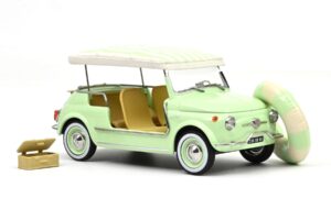 Fiat 500 Jolly Vihreä Norev 1:18 187794 Metalli — kuva 4 / 5