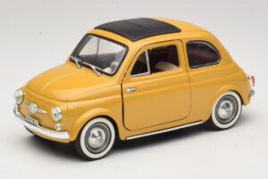 Fiat 500 Keltainen Solido 1:18 8042 Metalli