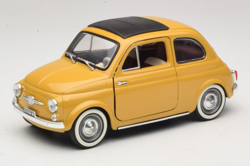 Fiat 500 Keltainen Solido 1:18 8042 Metalli