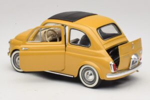 Fiat 500 Keltainen Solido 1:18 8042 Metalli — kuva 5 / 8