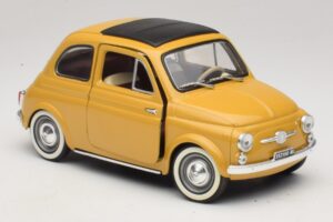 Fiat 500 Keltainen Solido 1:18 8042 Metalli — kuva 6 / 8