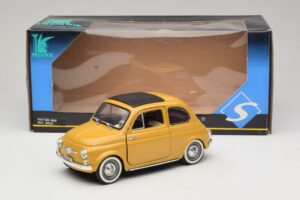 Fiat 500 Keltainen Solido 1:18 8042 Metalli — kuva 8 / 8