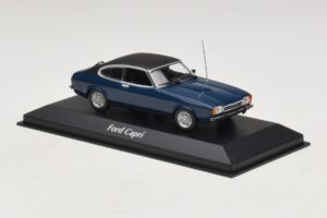 Ford Capri II Tummansininen Maxichamps 1:43 940081201 Metalli — kuva 3 / 5