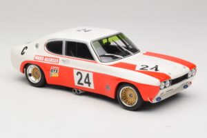 Ford Capri RS 2600 #24 D. Glemser / J. Mass 9 Hours of Kyalami Class Winner 1971 Minichamps 1:18 155718509 Metalli — kuva 4 / 6