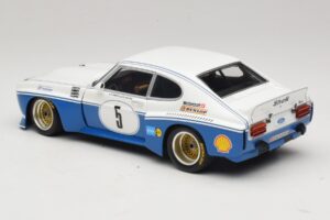 Ford Capri RS3100 #5 R. Stommelen / J. Mass Zandvoort ETC 1974 Minichamps 1:18 180748005 Metalli — kuva 7 / 8