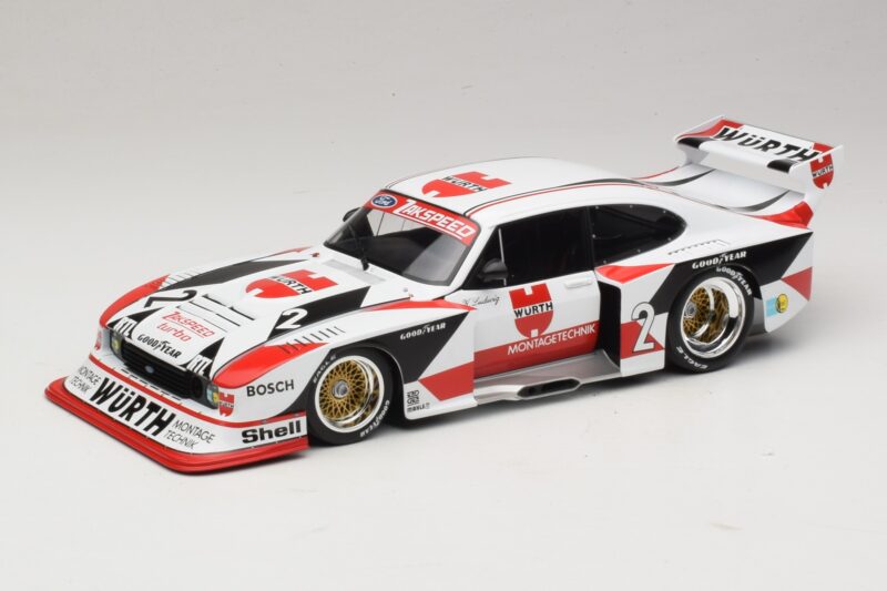 Ford Capri Turbo Group 5 Wurth #2 K. Ludwig DRM Champion 1981 Minichamps 1:18 100818602 Metalli