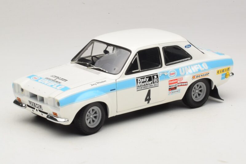 Ford Escort Mk1 RS1600 #4 R. Clark / T. Mason Winners RAC Rally 1972 Minichamps 1:18 100728104 Metalli