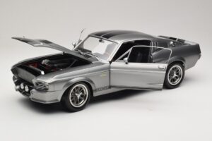 Ford Mustang Shelby GT500 Eleanor Harmaa Metallinen & Musta KK-Scale 1:12 KKDC120171 Metalli — kuva 2 / 8