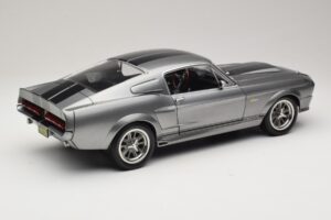 Ford Mustang Shelby GT500 Eleanor Harmaa Metallinen & Musta KK-Scale 1:12 KKDC120171 Metalli — kuva 3 / 8