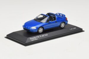 Honda CR-X del Sol EG2 Sininen Metallic Minichamps 1:43 400161931 Metalli — kuva 2 / 5