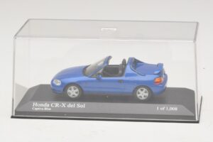 Honda CR-X del Sol EG2 Sininen Metallic Minichamps 1:43 400161931 Metalli — kuva 4 / 5