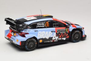 Hyundai i20 N Rally1 #11 T. Neuville / M. Wydaeghe Rally Monte Carlo 2026 IXO 1:18 18RMC270B Metalli — kuva 2 / 6