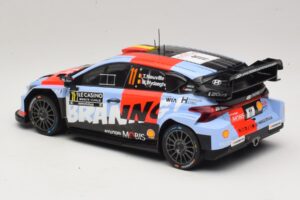 Hyundai i20 N Rally1 #11 T. Neuville / M. Wydaeghe Rally Monte Carlo 2026 IXO 1:18 18RMC270B Metalli — kuva 5 / 6
