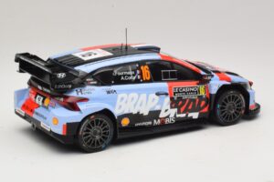 Hyundai i20 N Rally1 #16 A. Fourmaux / A. Coria Rally Monte Carlo 2026 IXO 1:18 18RMC270A Metalli — kuva 2 / 6