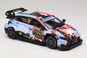 Hyundai i20 N Rally1 #16 A. Fourmaux / A. Coria Rally Monte Carlo 2026 IXO 1:18 18RMC270A Metalli — kuva 4 / 6