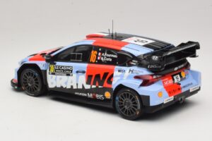 Hyundai i20 N Rally1 #16 A. Fourmaux / A. Coria Rally Monte Carlo 2026 IXO 1:18 18RMC270A Metalli — kuva 5 / 6
