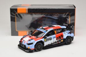 Hyundai i20 N Rally1 #16 A. Fourmaux / A. Coria Rally Monte Carlo 2026 IXO 1:18 18RMC270A Metalli — kuva 6 / 6
