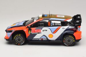 Hyundai i20 N Rally1 #8 O. Tanak / M. Jarveoja Rally Portugal 2025 IXO 1:18 18RMC251A Metalli — kuva 3 / 6