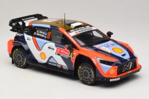 Hyundai i20 N Rally1 #8 O. Tanak / M. Jarveoja Rally Portugal 2025 IXO 1:18 18RMC251A Metalli — kuva 4 / 6