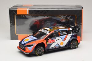 Hyundai i20 N Rally1 #8 O. Tanak / M. Jarveoja Rally Portugal 2025 IXO 1:18 18RMC251A Metalli — kuva 6 / 6