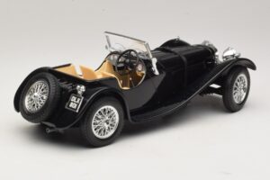Jaguar SS100 Roadster Musta Bburago 1:18 3006-M3 Metalli — kuva 2 / 6