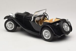 Jaguar SS100 Roadster Musta Bburago 1:18 3006-M3 Metalli — kuva 5 / 6