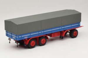 Kassbohrer 3-Achs Sininen Musta Minichamps 1:43 439161090 Metalli — kuva 2 / 6