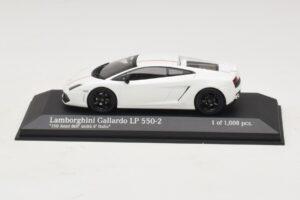 Lamborghini Gallardo LP550-2 Tricolore Valkoinen Minichamps 1:43 400103801 Metalli
