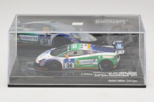 Lamborghini Gallardo LP600 GT3 #34 Reiter Engineering H-J. Stuck 24 Hours of Nurburgring 2011 Minichamps 1:43 437111284 Metal — kuva 4 / 5