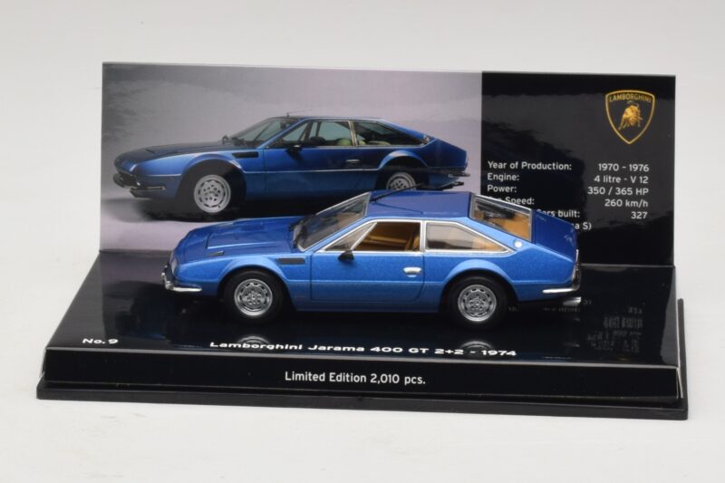 Lamborghini Jarama 400 GTS Sininen Minichamps 1:43 436103400 Metalli