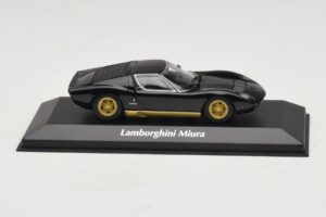 Lamborghini Miura P400 Musta Maxichamps 1:43 940103000 Metalli