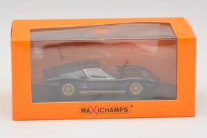 Lamborghini Miura P400 Musta Maxichamps 1:43 940103000 Metalli — kuva 5 / 5