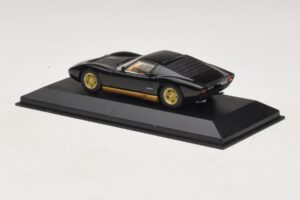 Lamborghini Miura P400 Musta Minichamps 1:43 430103004 Metalli — kuva 3 / 5
