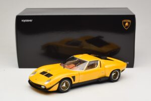 Lamborghini Miura SVR Keltainen & Musta Kyosho 1:18 08319GY Metalli — kuva 8 / 8