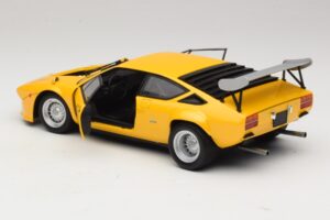 Lamborghini Urraco Rally Pearl Yellow Kyosho 1:18 08445GY Metalli — kuva 5 / 8