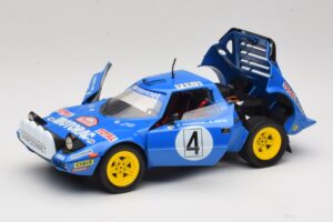 Lancia Stratos HF #4 B. Darniche / A. Mahe Rally Monte Carlo 1979 Solido 1:18 9019 Metalli — kuva 2 / 8