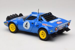 Lancia Stratos HF #4 B. Darniche / A. Mahe Rally Monte Carlo 1979 Solido 1:18 9019 Metalli — kuva 7 / 8