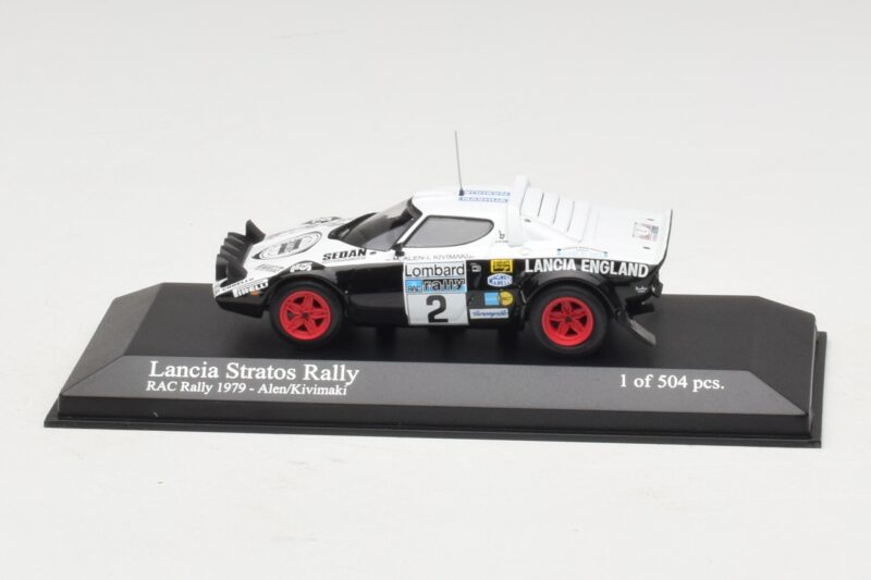 Lancia Stratos Rally #2 M. Alen / I. Kivimaki RAC Rally 1979 Minichamps 1:43 430791202 Metalli