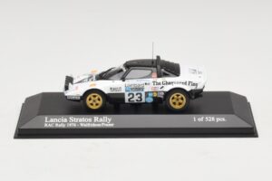 Lancia Stratos Rally #23 Walfridson / Frazer RAC Rally 1976 Minichamps 1:43 430761223 Metalli